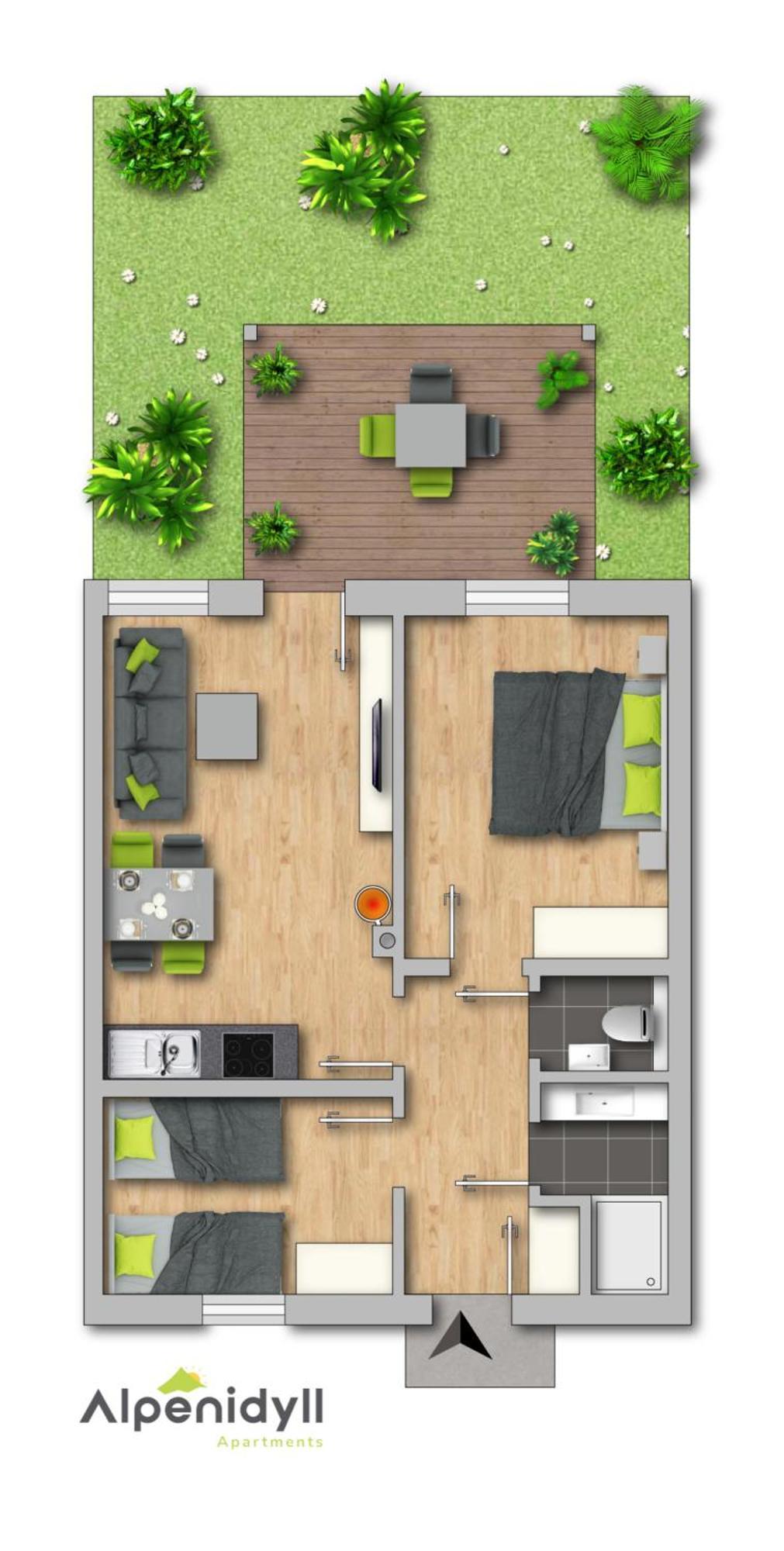 Happy Aich 1 By Alpenidyll Apartments Bagian luar foto